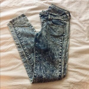 Wildfox Blue Skinny Jeans